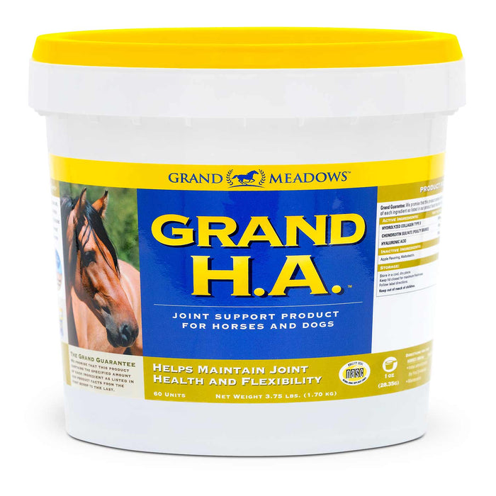 Grand H.A. Hyaluronic Acid Supplement for Joint Support in Horses