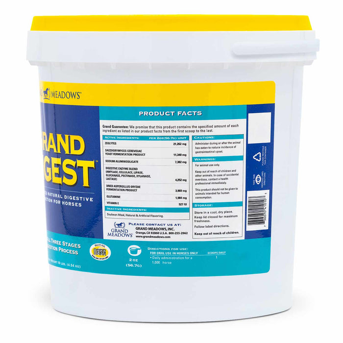 Grand Digest Gut Supplement for Horses