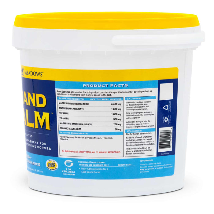 Grand Calm Pelleted Supplement for Horses