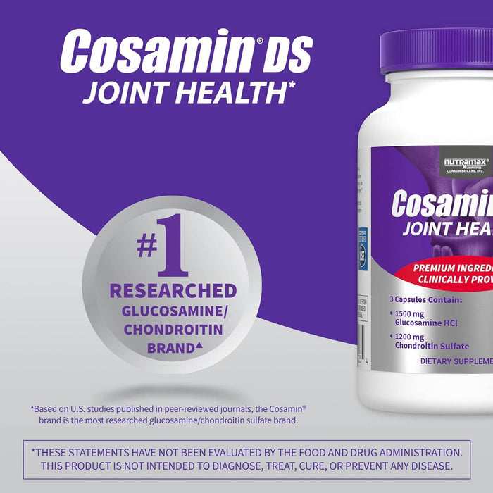 Nutramax Cosamin DS Joint Health Supplement with Glucosamine & Chondroitin for Men’s & Womens Joint Health, 108 Capsules Size 108