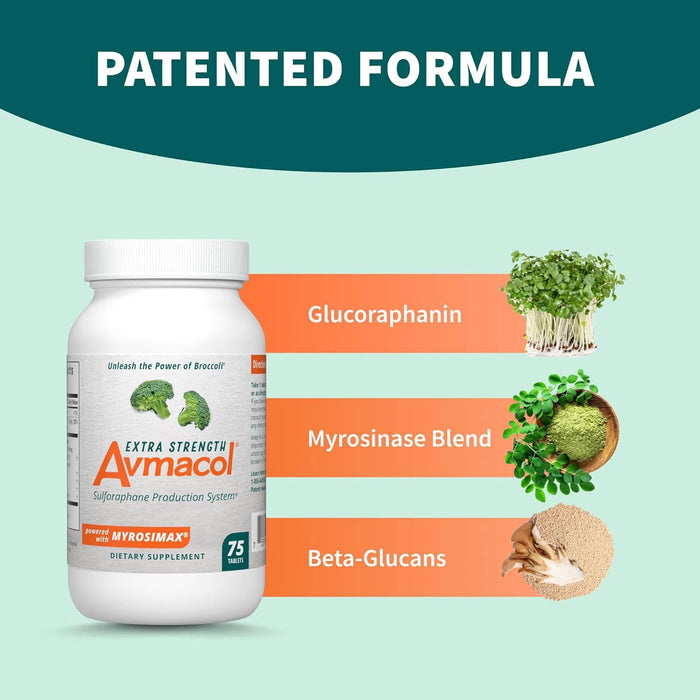 Nutramax Avmacol Extra Strength for Adults and Children, Moringa, 75 Tablets Size 75