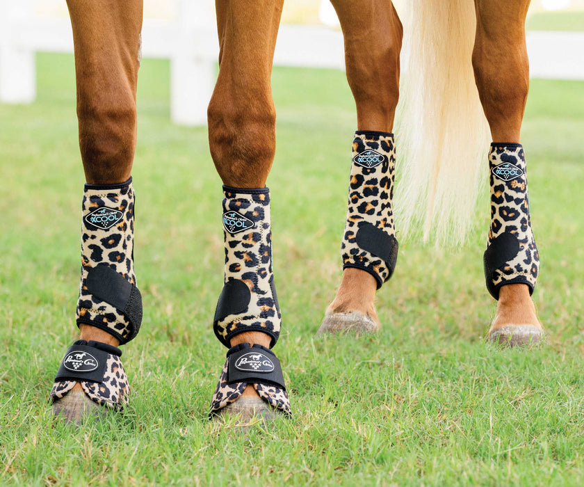 Professional's Choice 2XCool Sports Medicine Boot, 4 - pack - PL14SM - Cheetah - Medium - 2