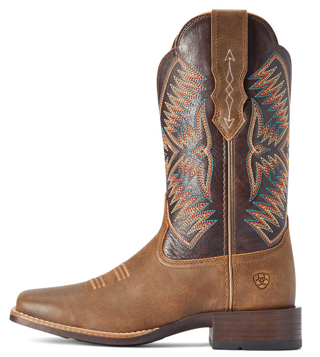 Ariat Women's Odessa StretchFit Western Boot, Fateful Brown - AI345 - 9.5 - 58
