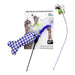 37"L Cat Teaser Wand with Ribbon and Toy, Assorted - KL21W - Assorted - 37" - 1