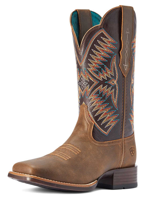 Ariat Women's Odessa StretchFit Western Boot, Fateful Brown - AI342 - 8 - 35