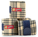 Baker Fleece Polo Wraps, 4 pk - J4TP - Navy Plaid - 2
