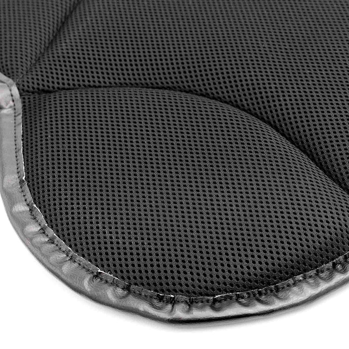 Impact Gel Mesh Seat Saver Horse Saddle Cushion, Black