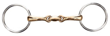 Jeffers Oval Mouth Copper Loose Ring Horse Bit, 5" - A8M1 - 1
