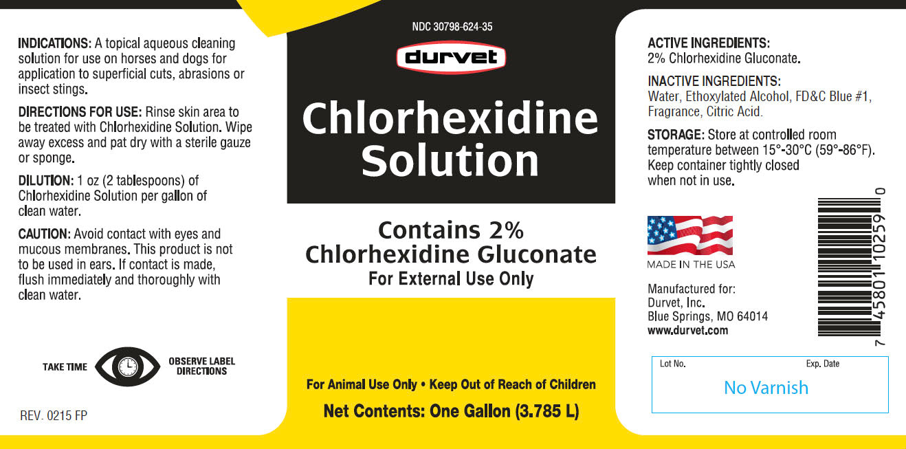 Chlorhexidine Cleaning Solution for Horses & Dogs, Gallon