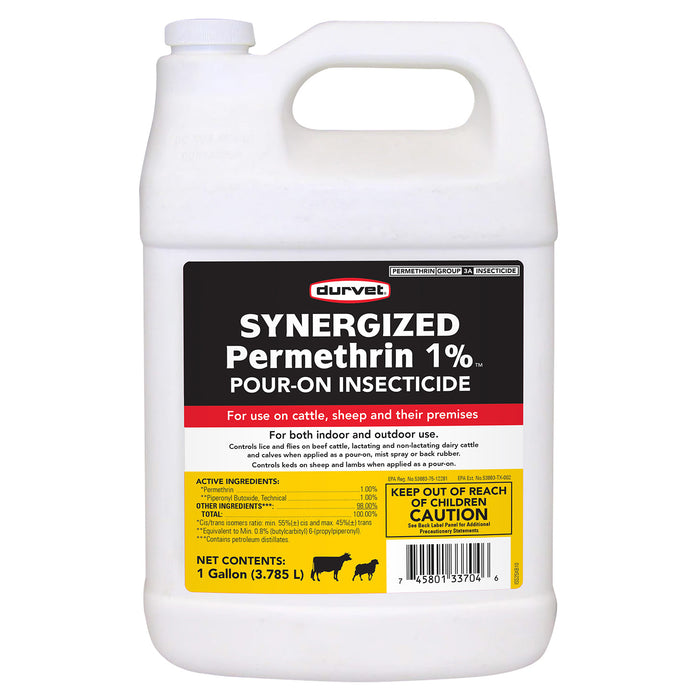 Synergized Permethrin 1% Fly & Pest Insecticide, 1 Gallon