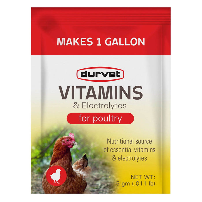 Vitamins & Electrolytes For Poultry Single Packets, Box of 40, 5 gm