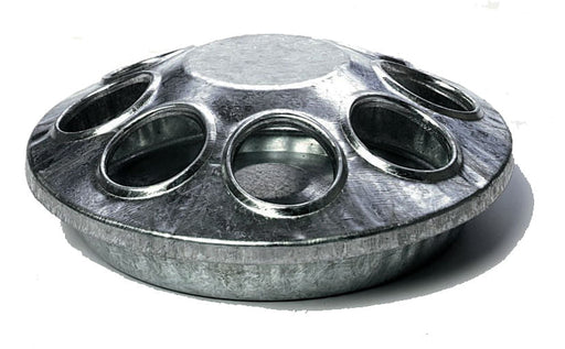 8 - Hole Galvanized Chick Feeder - HAFB1 - 1 ct - 2