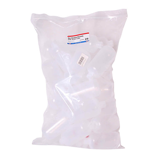 8 oz Boston Bottles with York Caps, 25 ct - 014VP-8OZ - 8 oz x 25 ct - 1