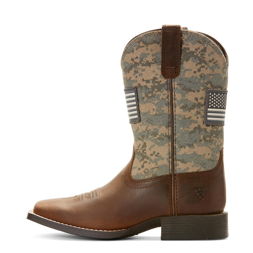 Ariat Youth Patriot Western Boot Color Brown