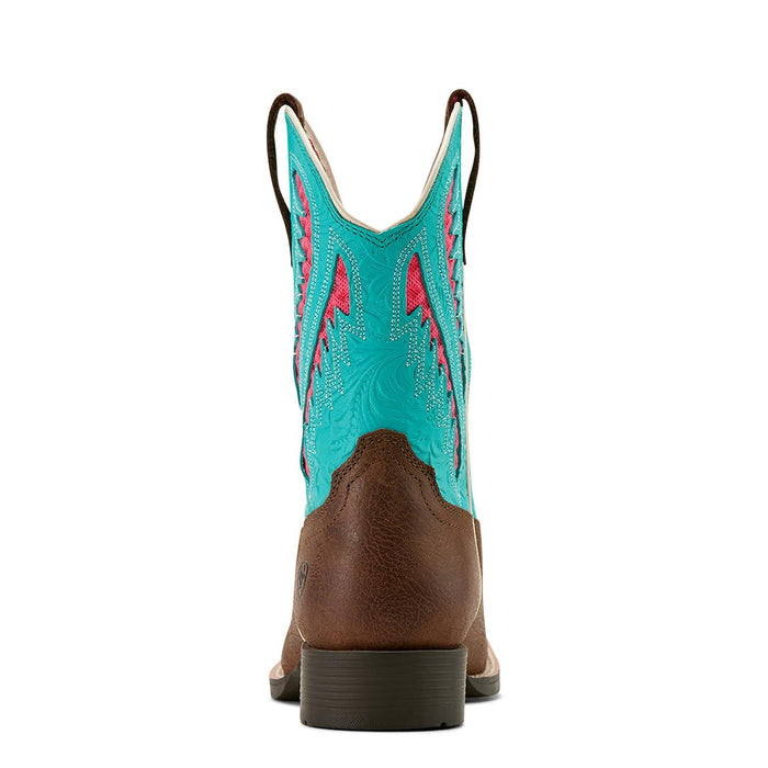 Ariat Youth Quickdraw Boots Color Brown, Turquoise
