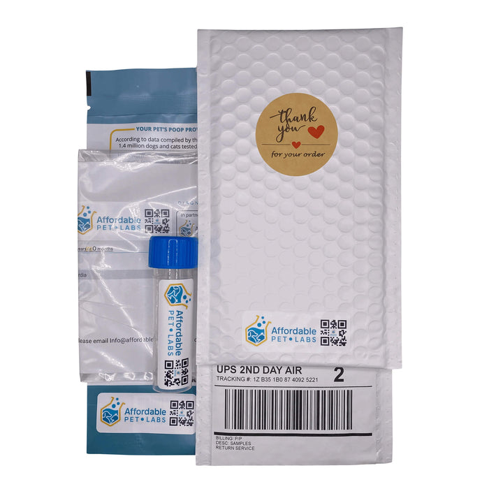 Affordable Pet Labs Diarrhea Disease Diagnostic Test - Fecal PCR Test For Dogs Easy Home Kit  