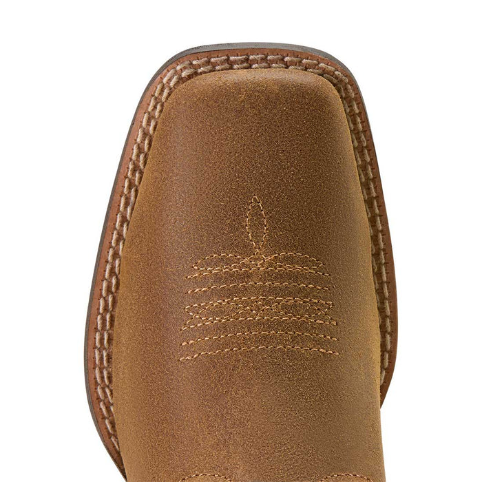 Ariat Youth Westwood Wide Square Toe Western Boot Color Pink