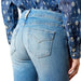 Ariat Womens Mid Rise Clara Trouser Jeans Color blue