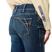 Ariat Womens Mid Rise Fiona Boot Cut Jeans Color blue