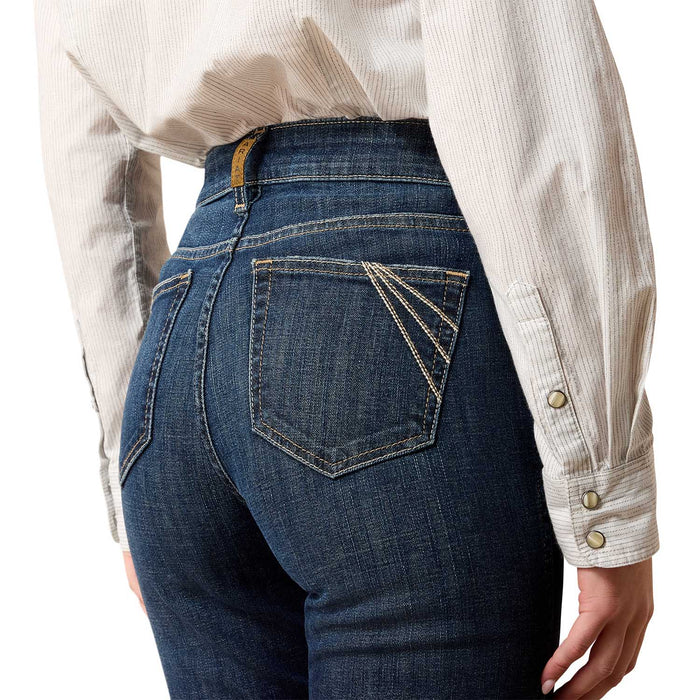 Ariat High Rise Vivienne Slim Trouser Jeans Color blue