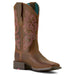 Ariat Womens Round Up Wide Square Toe StretchFit Boot Color Sassy Brown