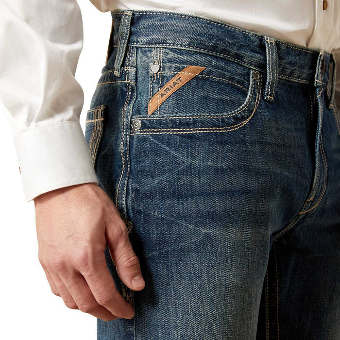 Ariat Mens M4 Boundary Boot Cut Jean Color Gulch Blue