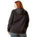 Ariat Womens Berber Snap Front Sweatshirt Color black