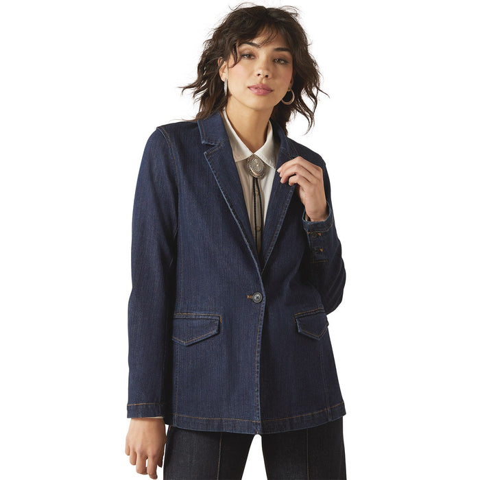 Ariat Womens Tourist Womens Blazer Color Dark Denim