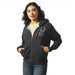 Ariat Womens Stitched Horseshoe Full Zip Hoodie Color Charcoal Heather
