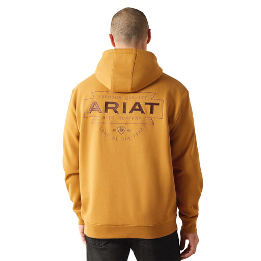 Ariat Mens Hoodie Color Brown