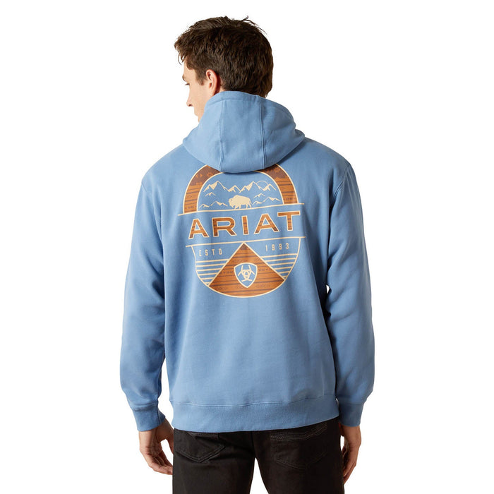 Ariat Mens Hoodie Color Blue