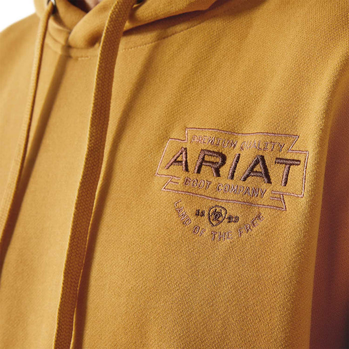 Ariat Mens Hoodie Color Brown