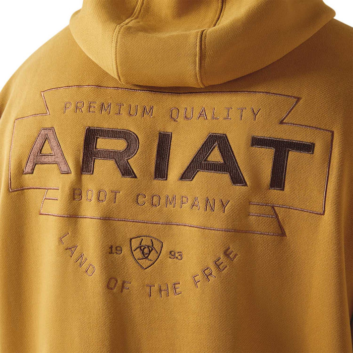 Ariat Mens Hoodie Color Brown