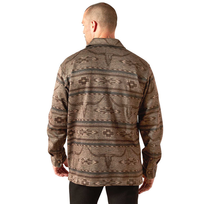 Ariat Mens Caldwell Printed Shirt Jacket Color Multi