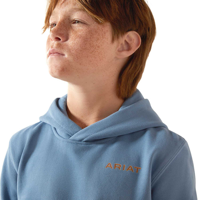 Ariat Youth Hoodie Color Blue