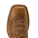 Ariat Mens Cowhand Wide Square Toe Cowboy Boot, Smoked Tan Color Brown