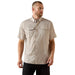 Ariat Mens Western VentTek Short Sleeve Snap Shirt Color Gray