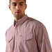 Ariat Mens Pro Series Classic Long Sleeve Snap Shirt Color Red