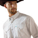 Ariat Mens Pro Series Classic Long Sleeve Snap Shirt Color White