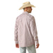 Ariat Mens Pro Series Fitted Long Sleeve Snap Shirt Color White