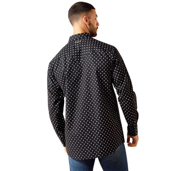 Ariat Men's Pro Series Fitted Long Sleeve Western Shirt with Snap Closure