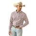 Ariat Mens Pro Series Fitted Long Sleeve Snap Shirt Color White