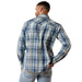 Ariat Mens Retro Long Sleeve Snap Shirt Color Blue