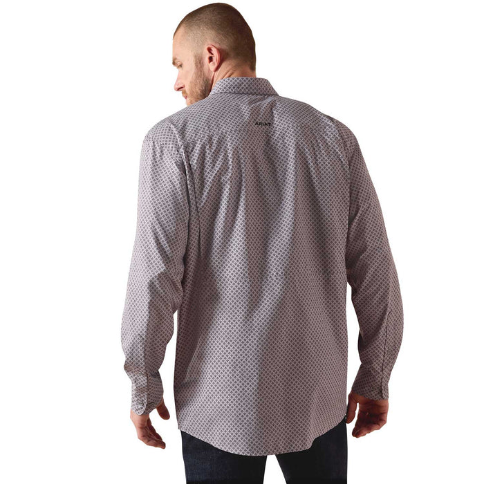 Ariat Mens VentTek Outbound Long Sleeve Shirt Color Gray