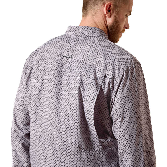 Ariat Mens VentTek Outbound Long Sleeve Shirt Color Gray
