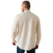 Ariat Mens Wrinkle Free Long Sleeve Snap Shirt Color White