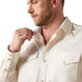 Ariat Mens Wrinkle Free Long Sleeve Snap Shirt Color White