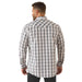 Ariat Mens Wrinkle Free Fitted Long Sleeve Snap Shirt Color White