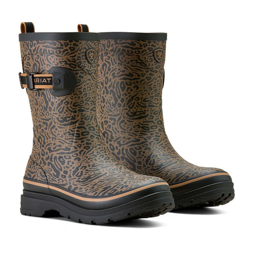 Ariat Womens Kelmarsh Mid Rubber Boot Color Ocelot Print