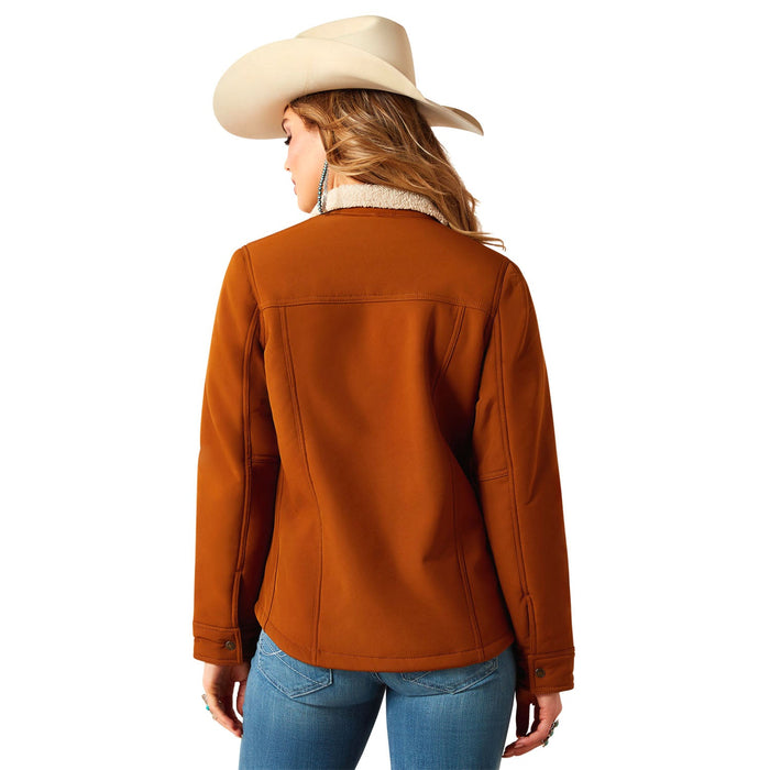 Ariat Womens Berber Back Softshell Jacket Color Green